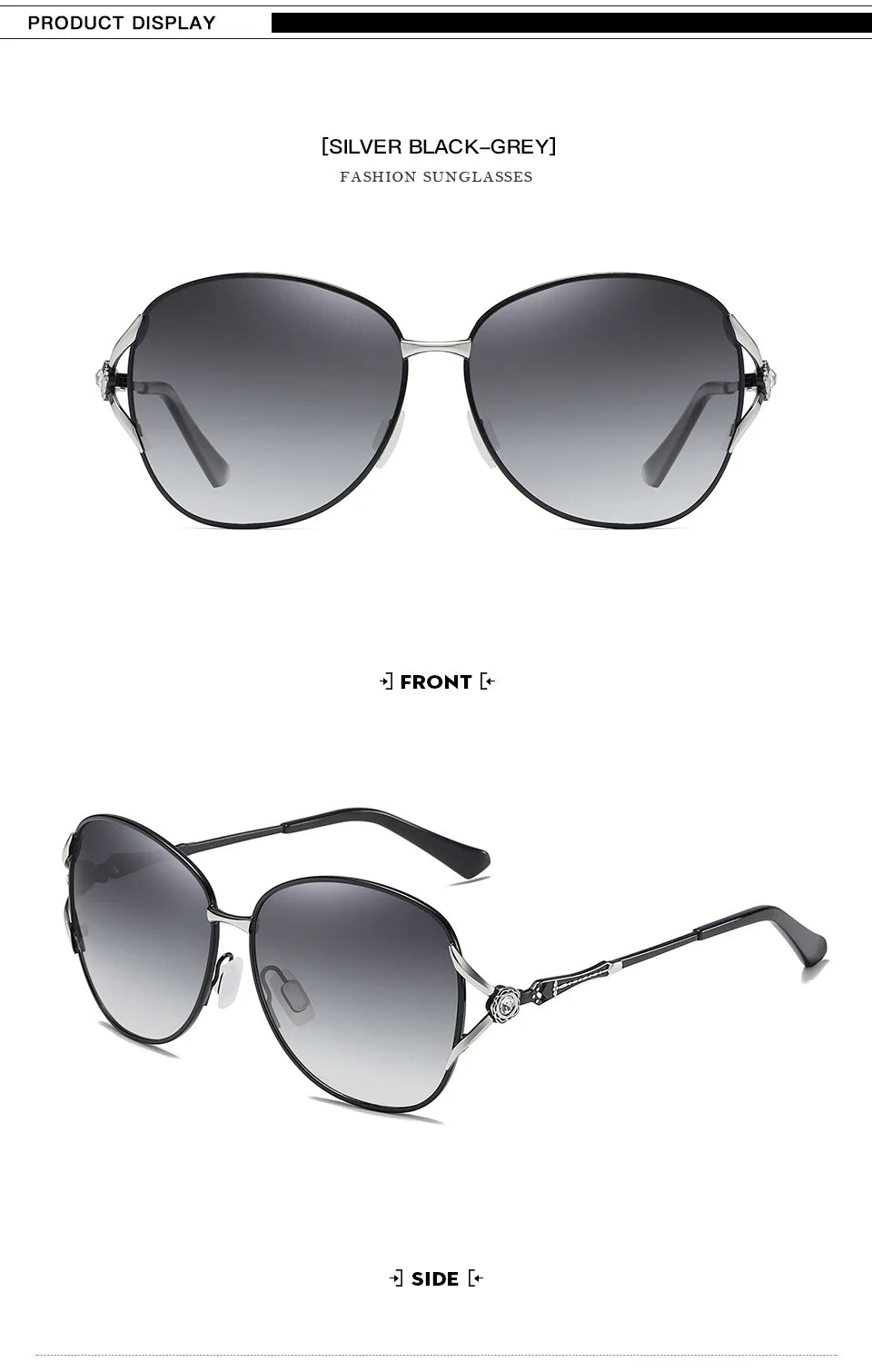 Lunettes de soleil luxueuses pour femme