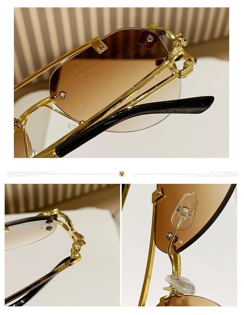 Lunettes de soleil luxueuses pour femme