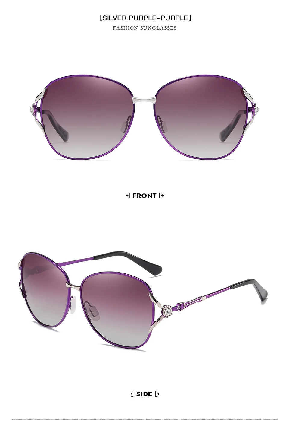 Lunettes de soleil luxueuses pour femme
