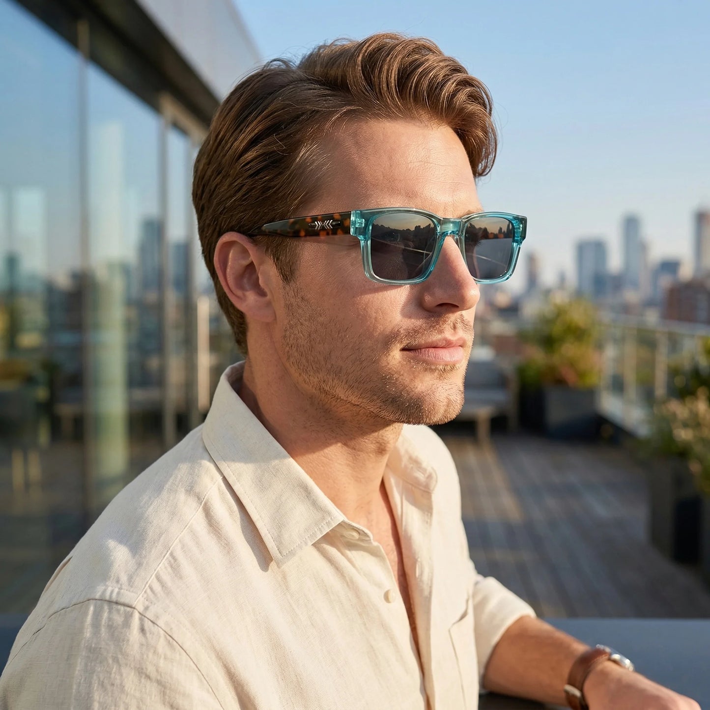 Lunettes de soleil luxueuses