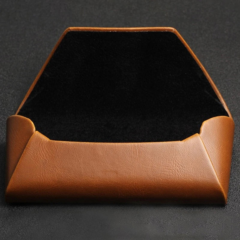 Étui à lunettes de luxe en cuir