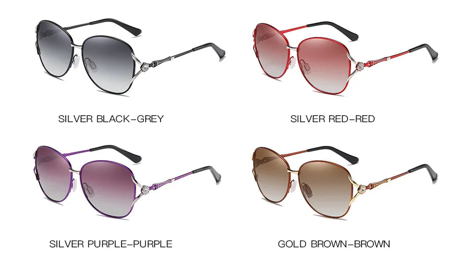 Lunettes de soleil luxueuses pour femme