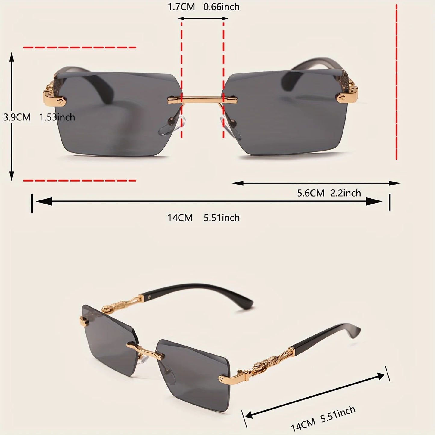 Lunettes de soleil luxueuses