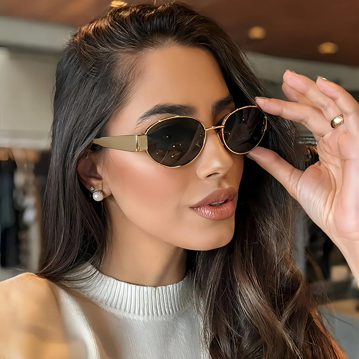 Lunettes de soleil luxueuses